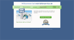 Desktop Screenshot of mok-lieferservice.de