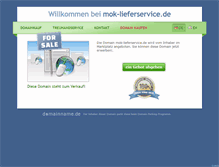 Tablet Screenshot of mok-lieferservice.de